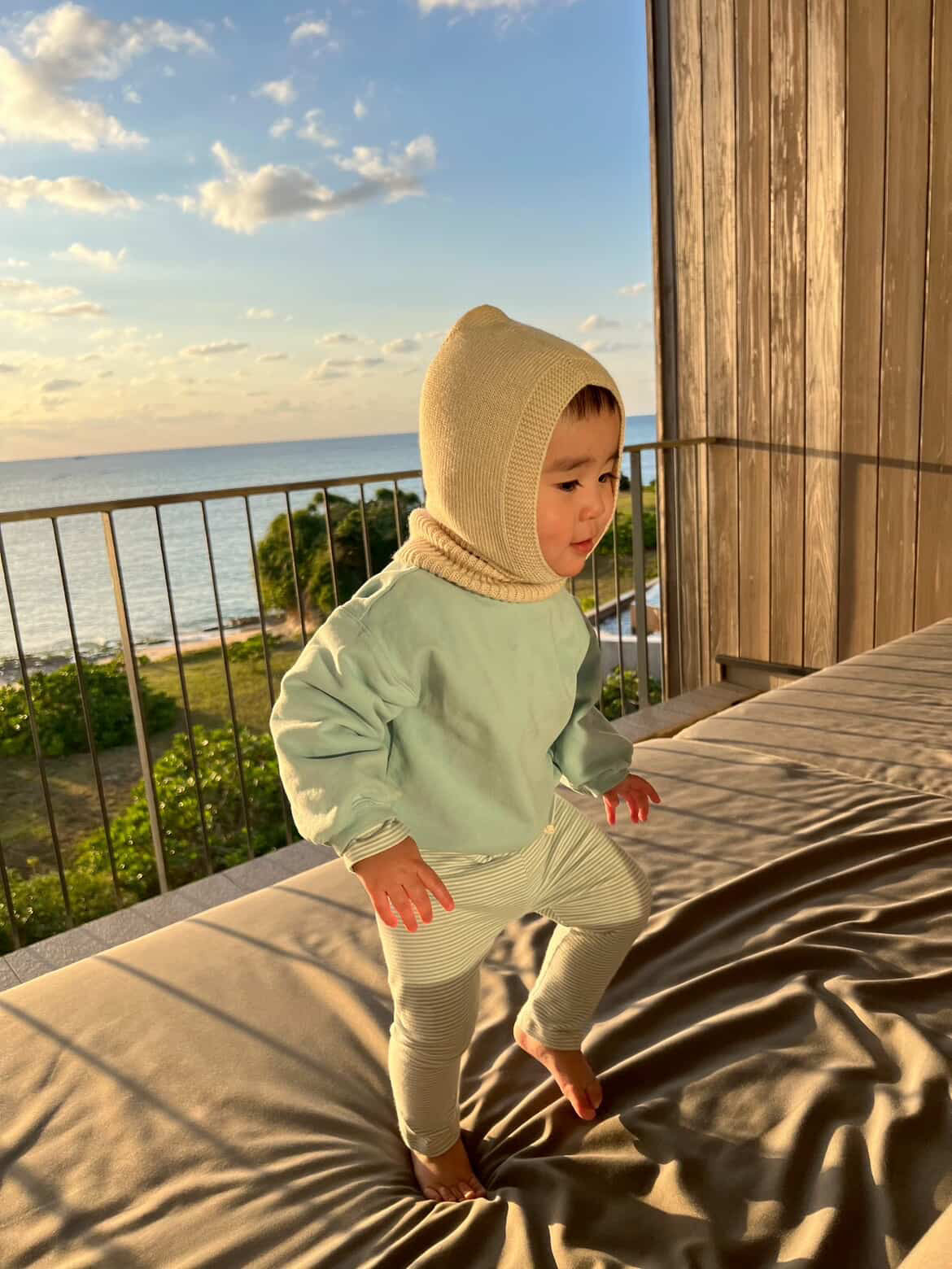 Hvid - 羊毛頭套 - Cream