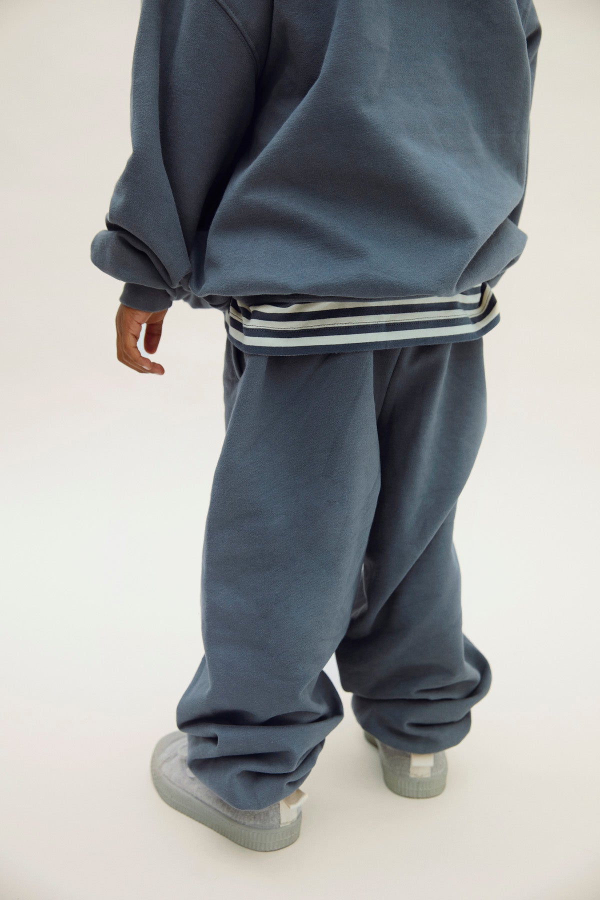 Gray Label - 兒童帽Ｔ- Blue Grey