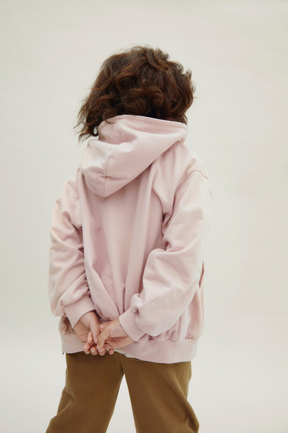 Gray Label - 兒童寬版連帽外套 - Faded Pink