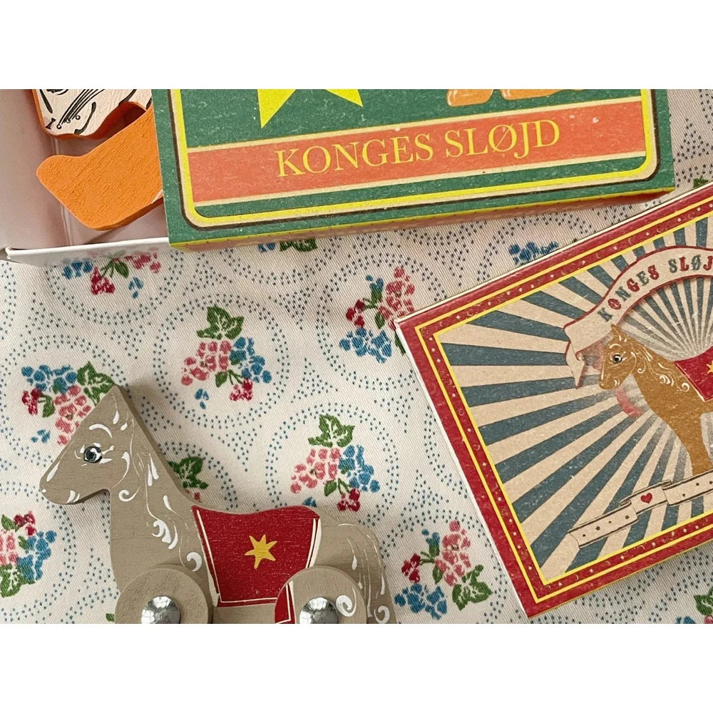 Konges Sløjd - 火柴盒動物玩具 - Panda/Tiger/Elephant/Pony