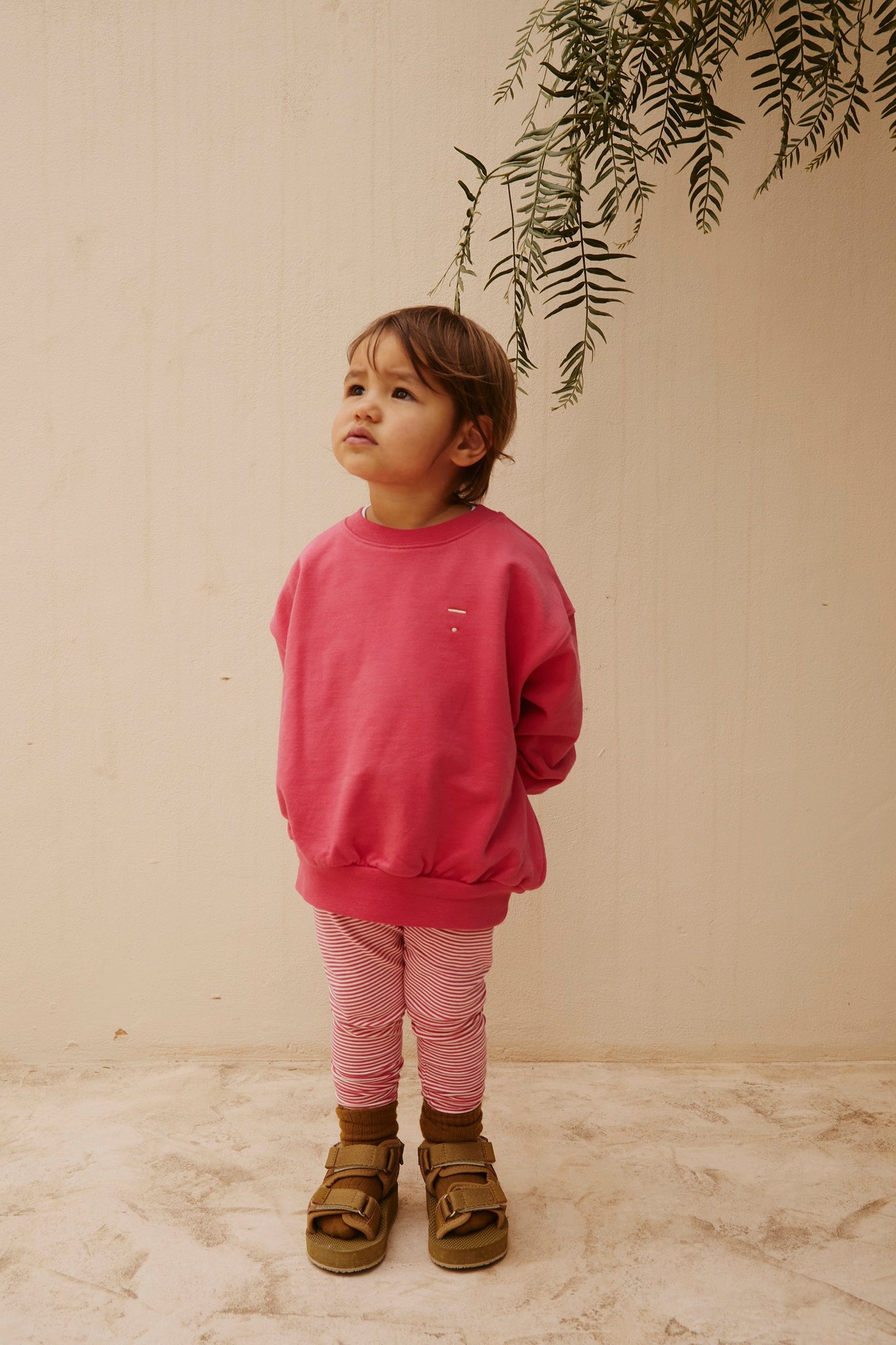 Gray Label - 寶寶有機棉Leggings - Cherry/Cream