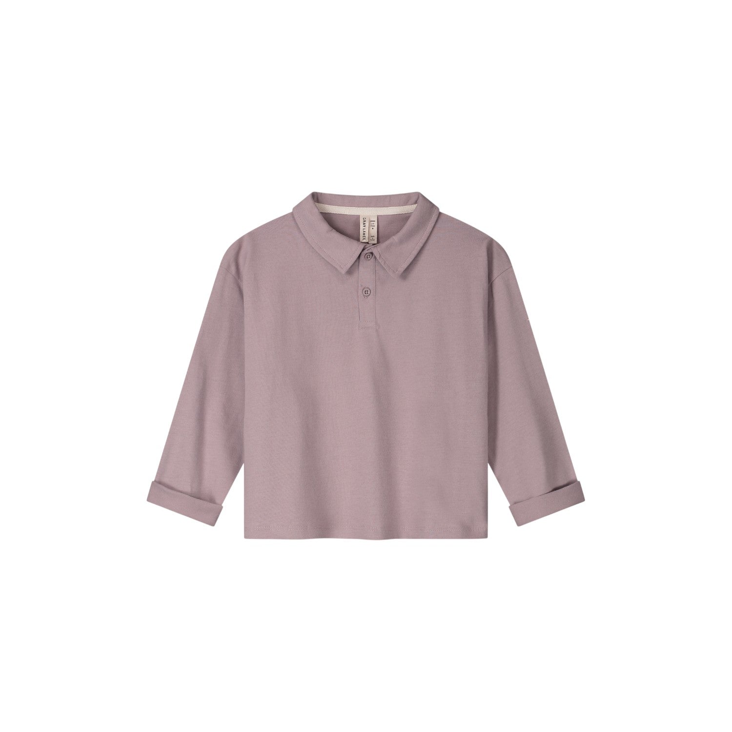 Gray Label - 兒童長袖Polo衫 - Berry