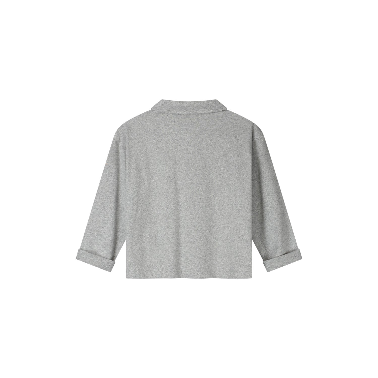 Gray Label - 兒童長袖Polo衫 - Grey Melange
