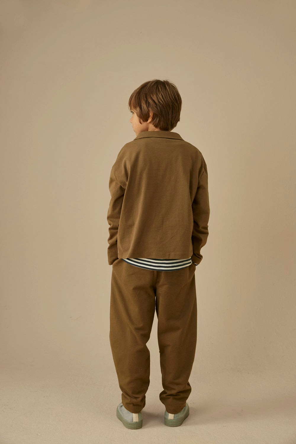 Gray Label - 兒童長袖Polo衫 - Woody