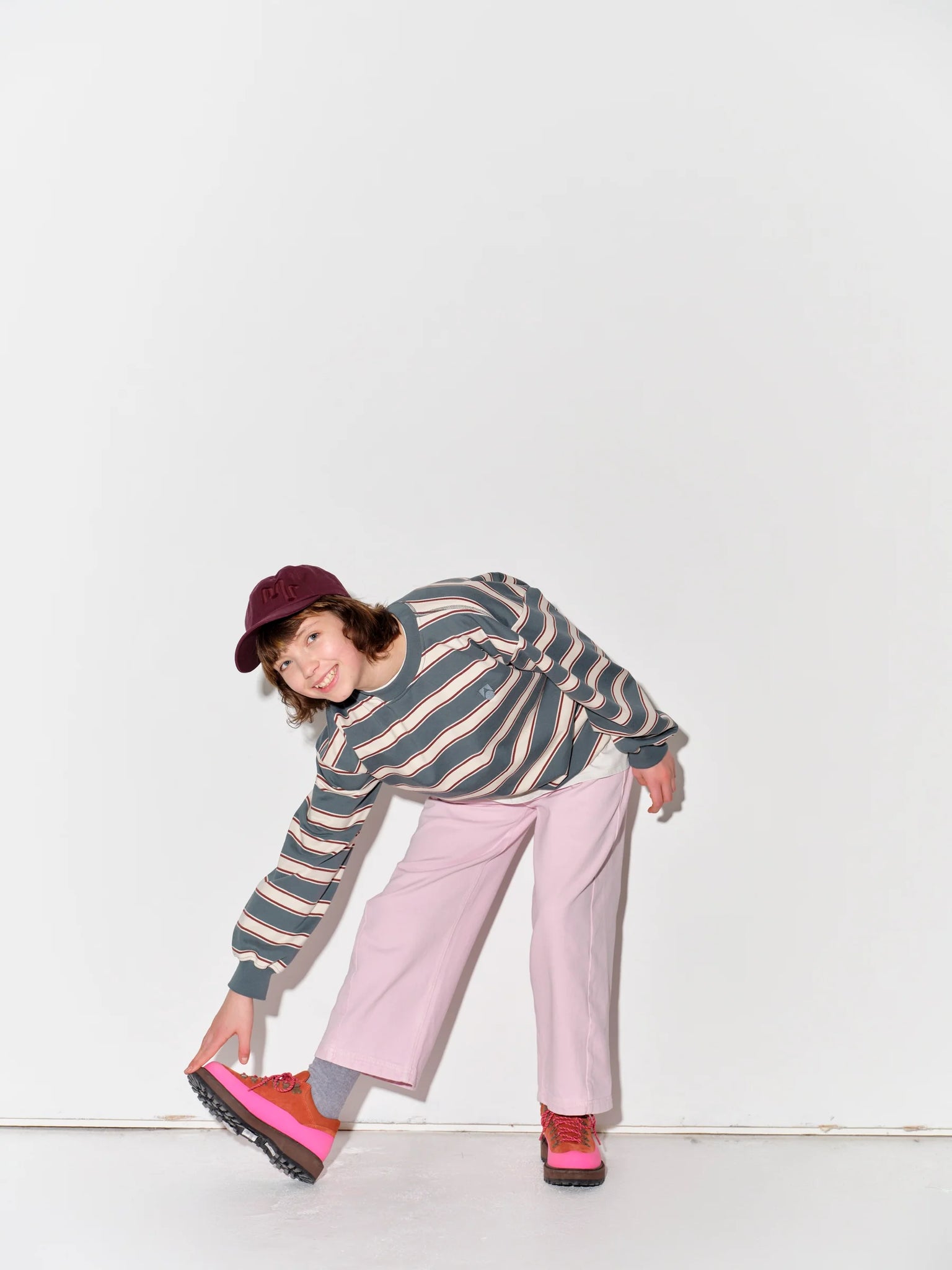 Main Story - 大學T - Balsam Green Stripe