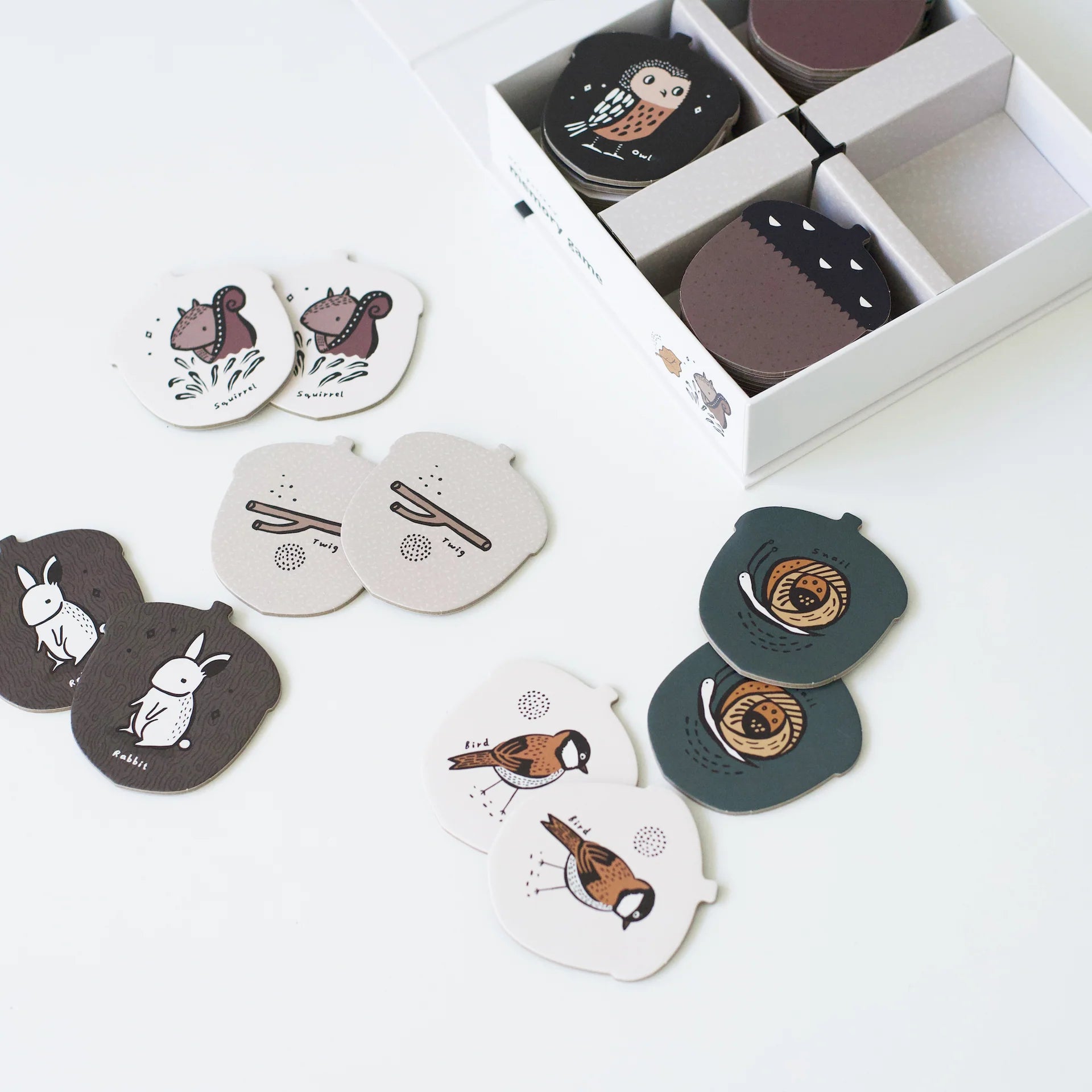 Wee Gallery - 記憶翻牌遊戲 - Woodland