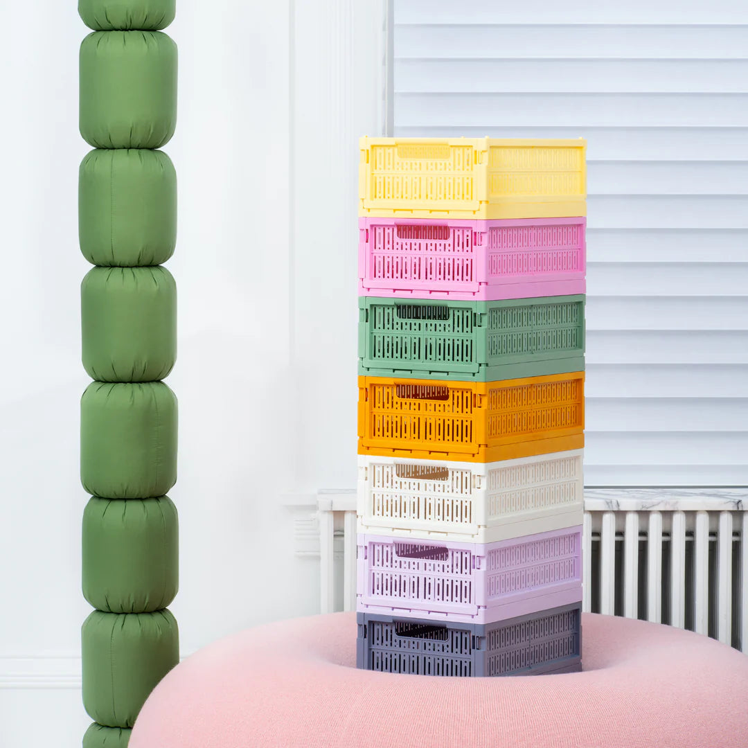 Green Made Crate Rack Made Crate - 環保摺疊收納籃 - bean green – Seahorse Originals