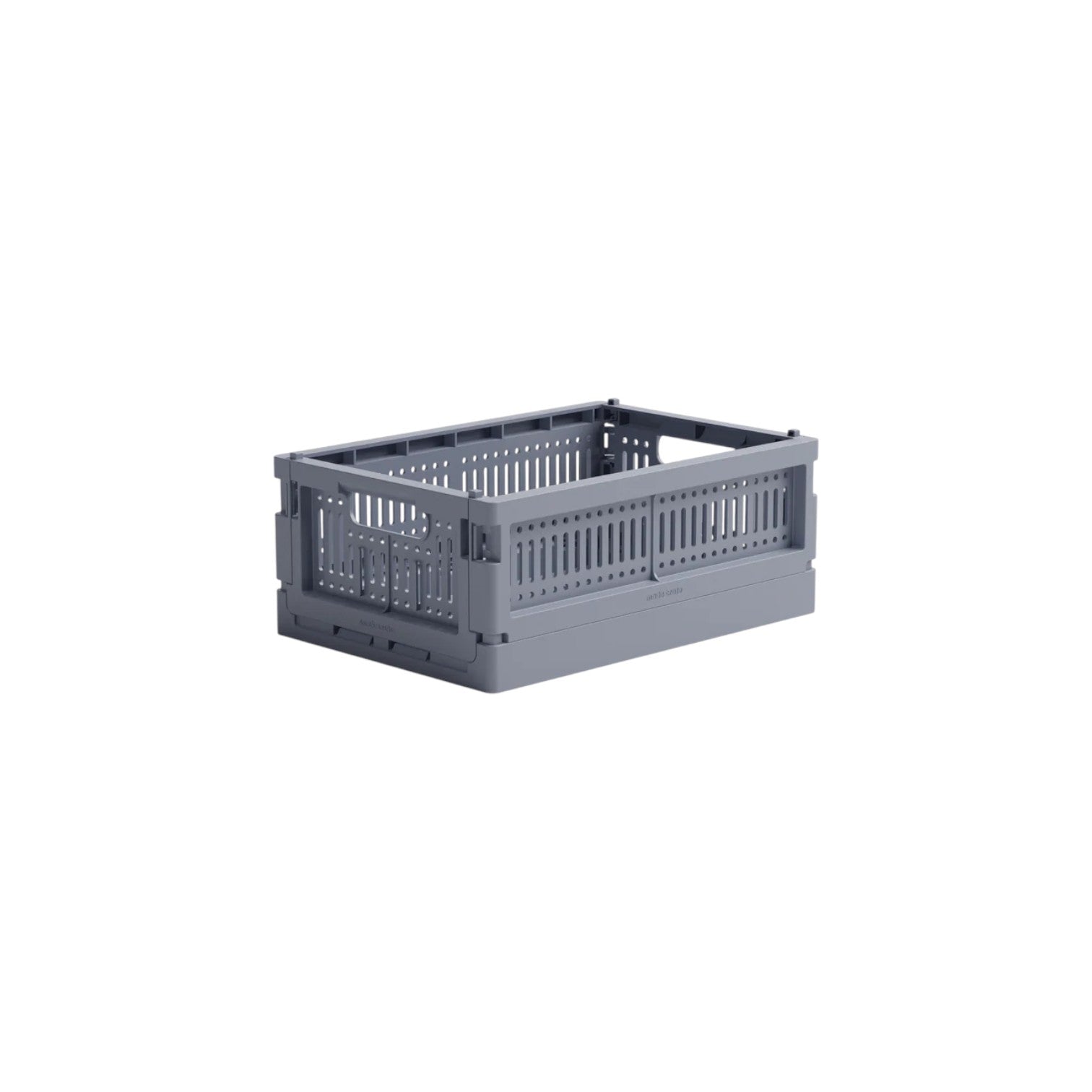 Made Crate - 環保摺疊收納籃 - blue grey