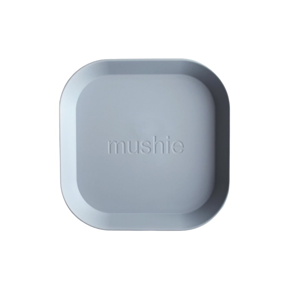 Mushie - 方型餐盤2入 - Cloud