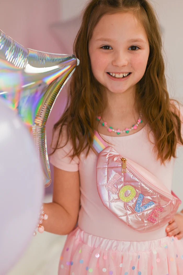 裝扮系列 - LOVE兒童腰包 - Plushie Love