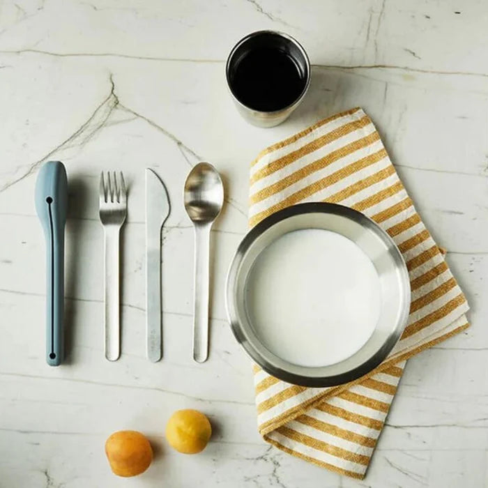 Haps Nordic - 不鏽鋼餐碗4入 - Steel