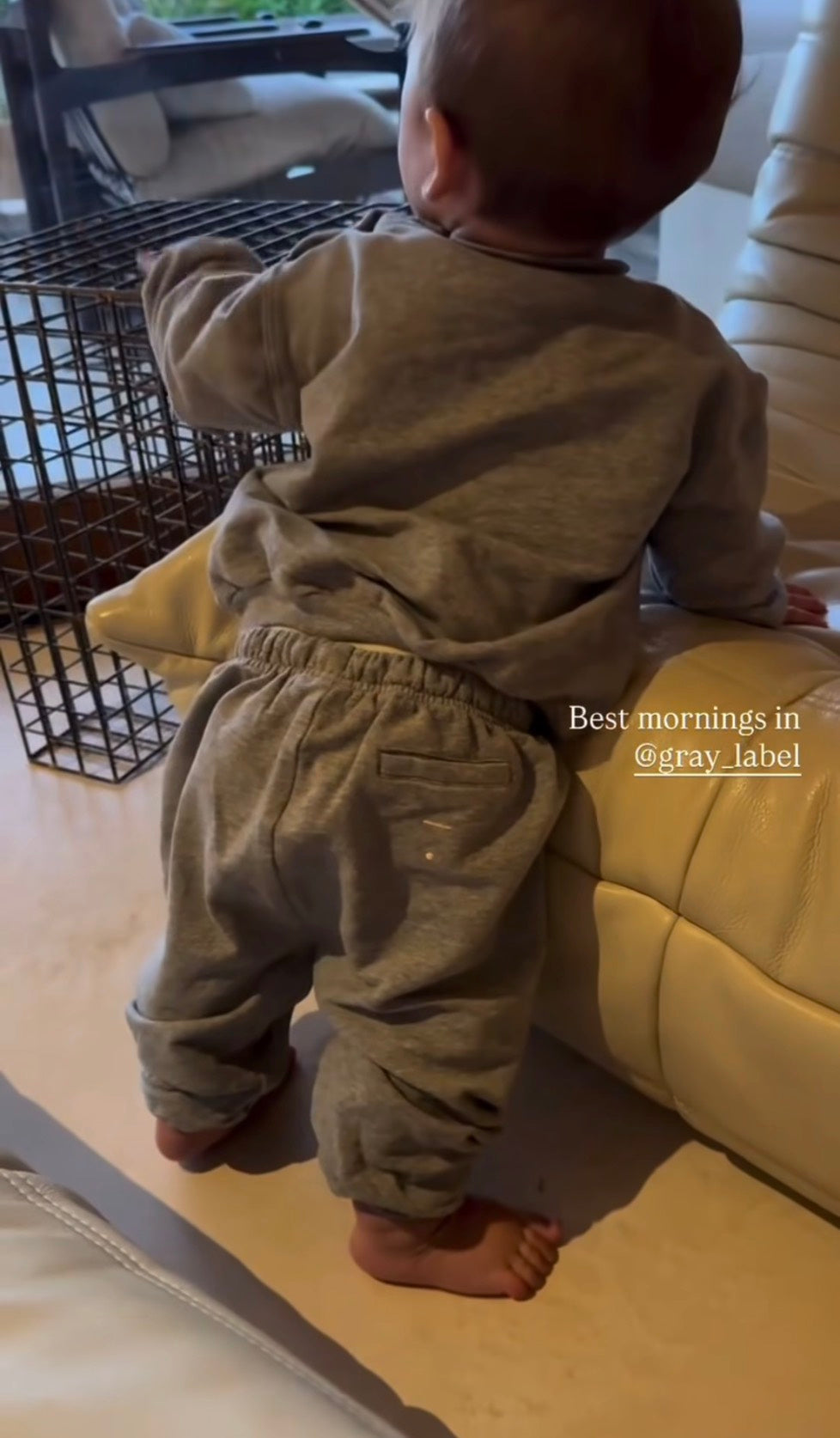 Gray Label - 寶寶大學T - Woody