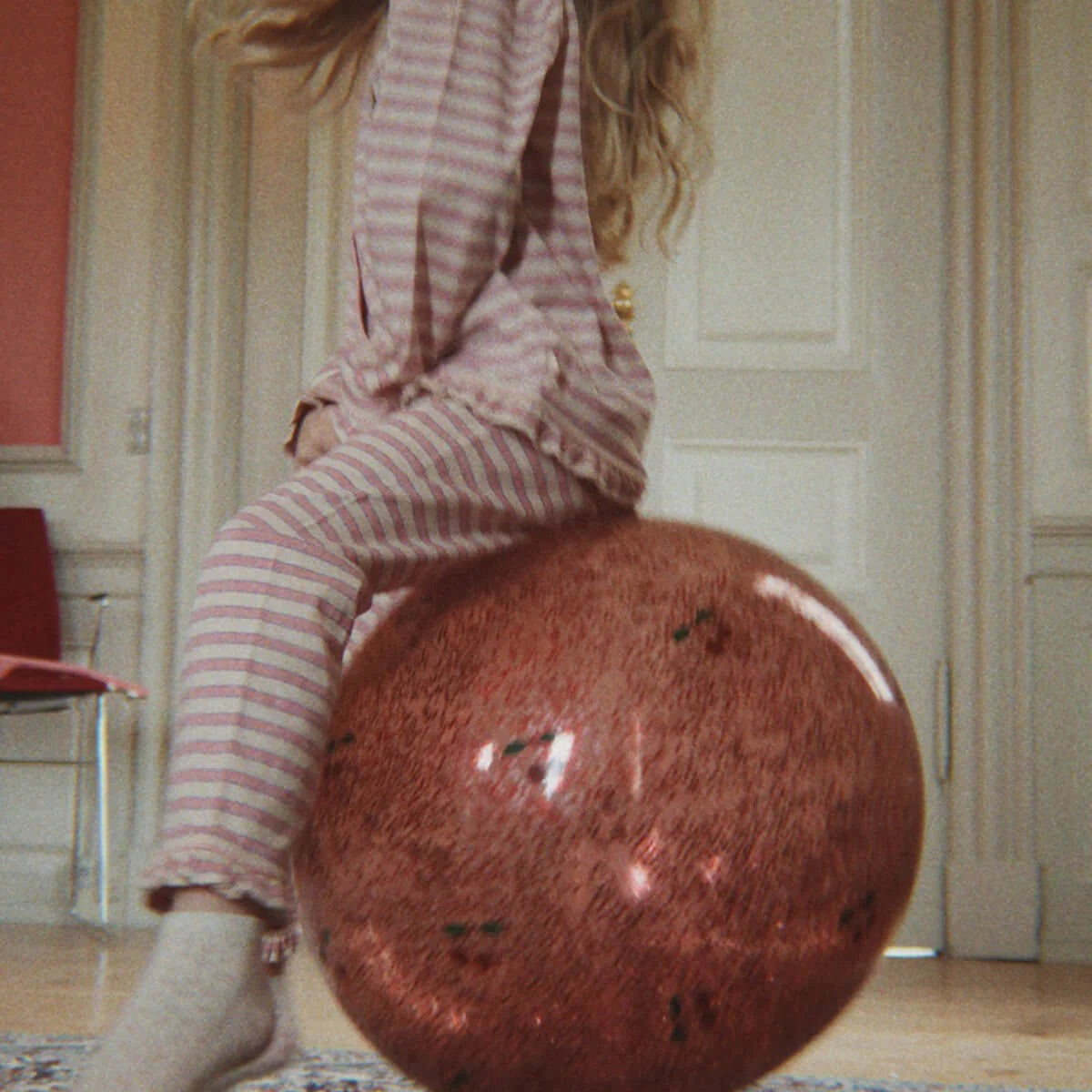 Konges Sløjd - 有機棉長袖睡衣套裝 - Lolly Stripe