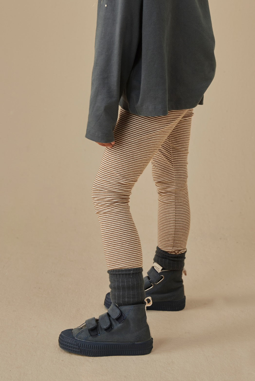 Gray Label - 兒童有機棉Leggings - Woody/Cream
