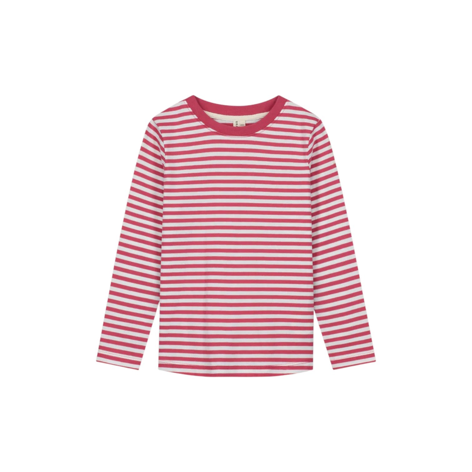 Gray Label - 有機棉長袖Tee - 5-6y - Cherry/Off White