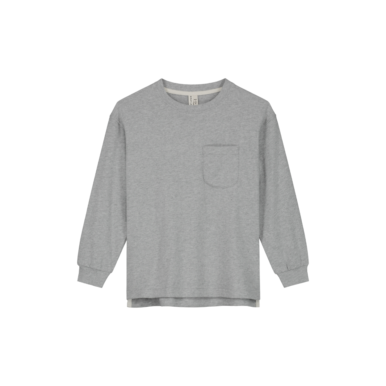 Gray Label - 口袋長袖Tee - Grey Melange