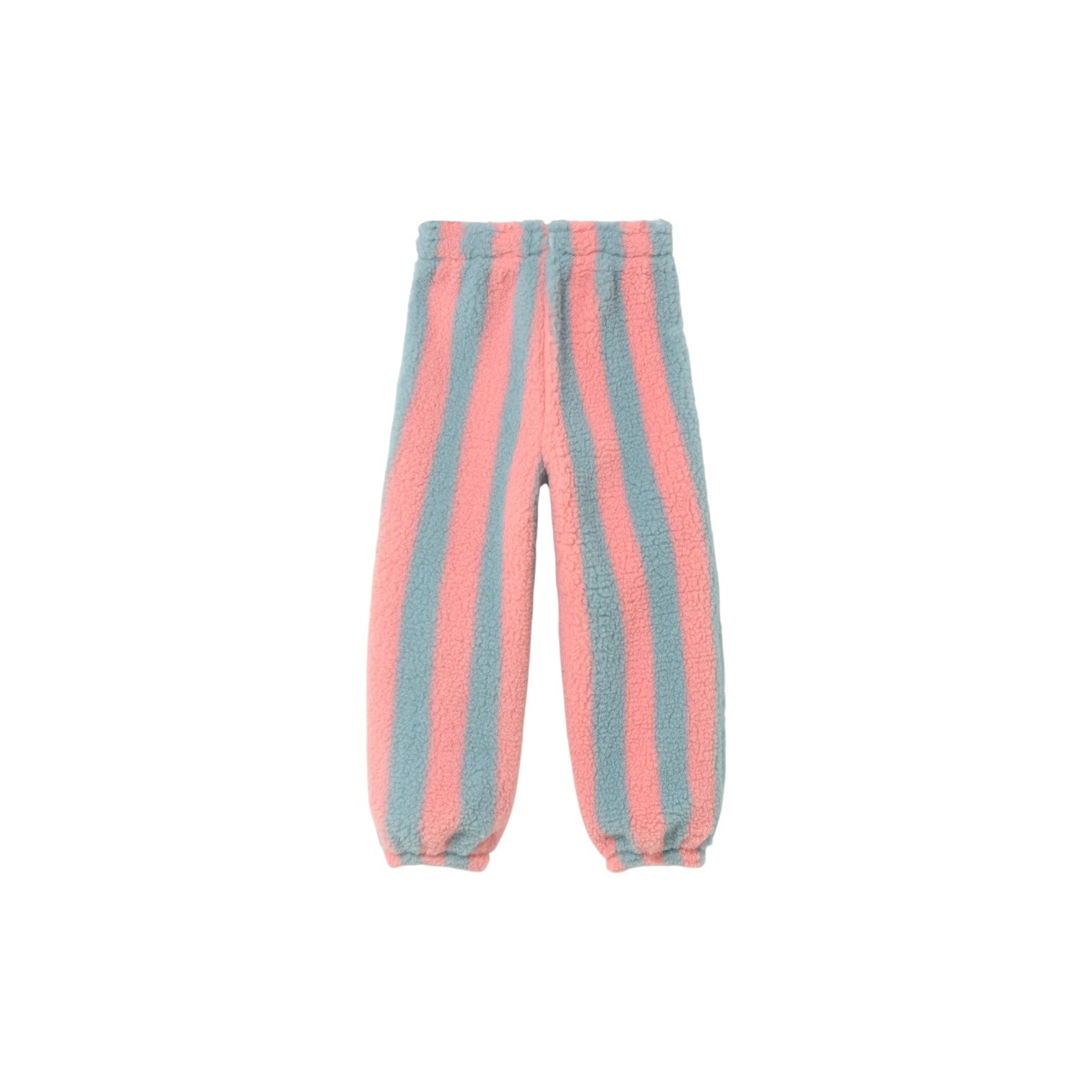 Tiny Cottons - 條紋羊毛運動褲 - warm grey/pink