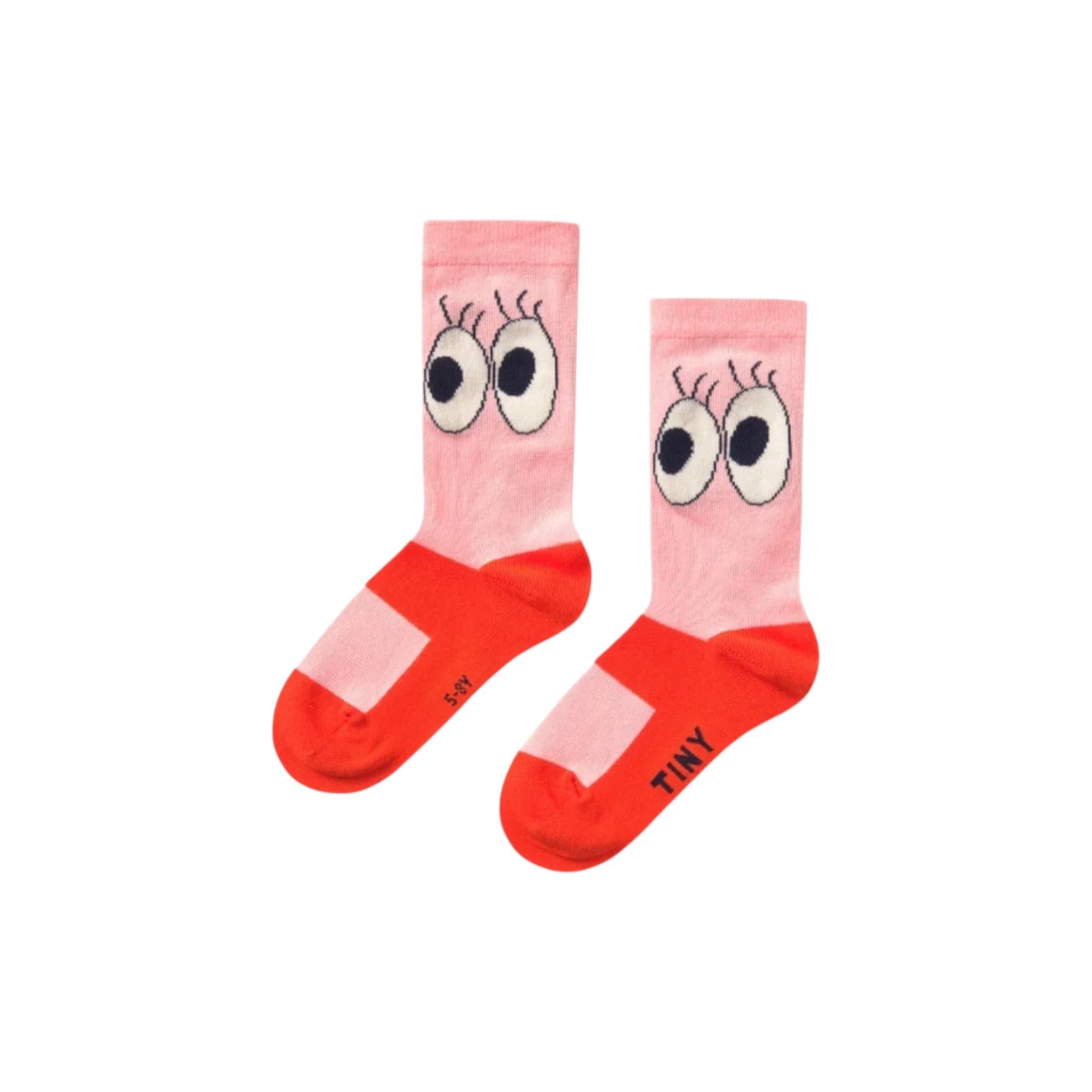 Tiny Cottons - 有機棉中筒襪 - pink