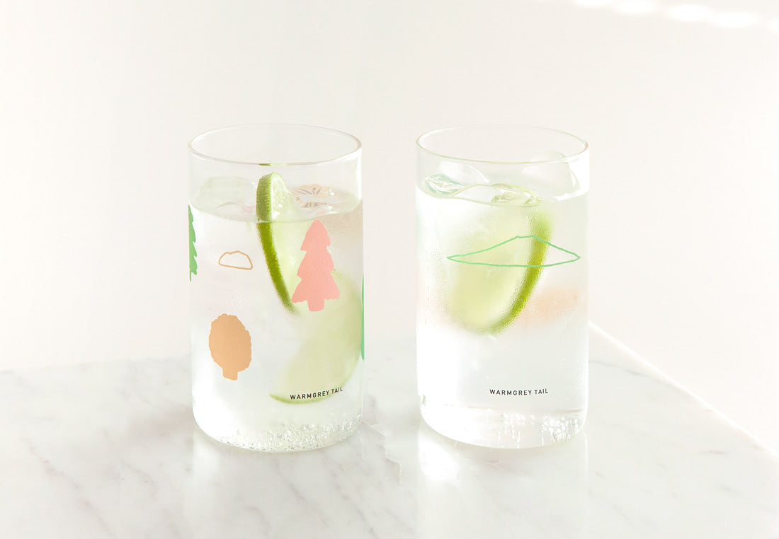 WARMGREY TAIL - 耐熱玻璃杯 - Four seasons