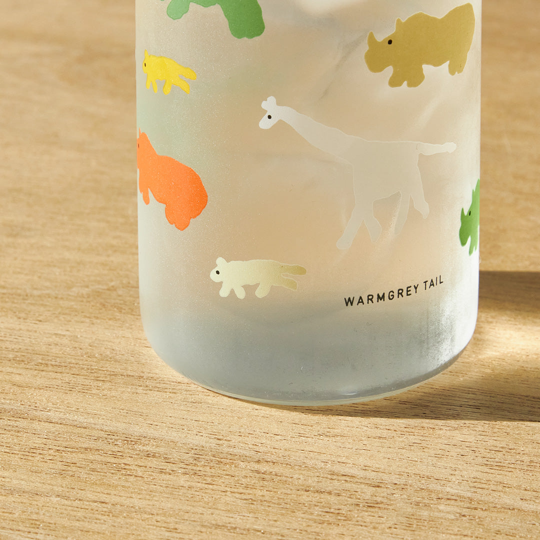 WARMGREY TAIL - 耐熱玻璃杯 - Savanna tropical