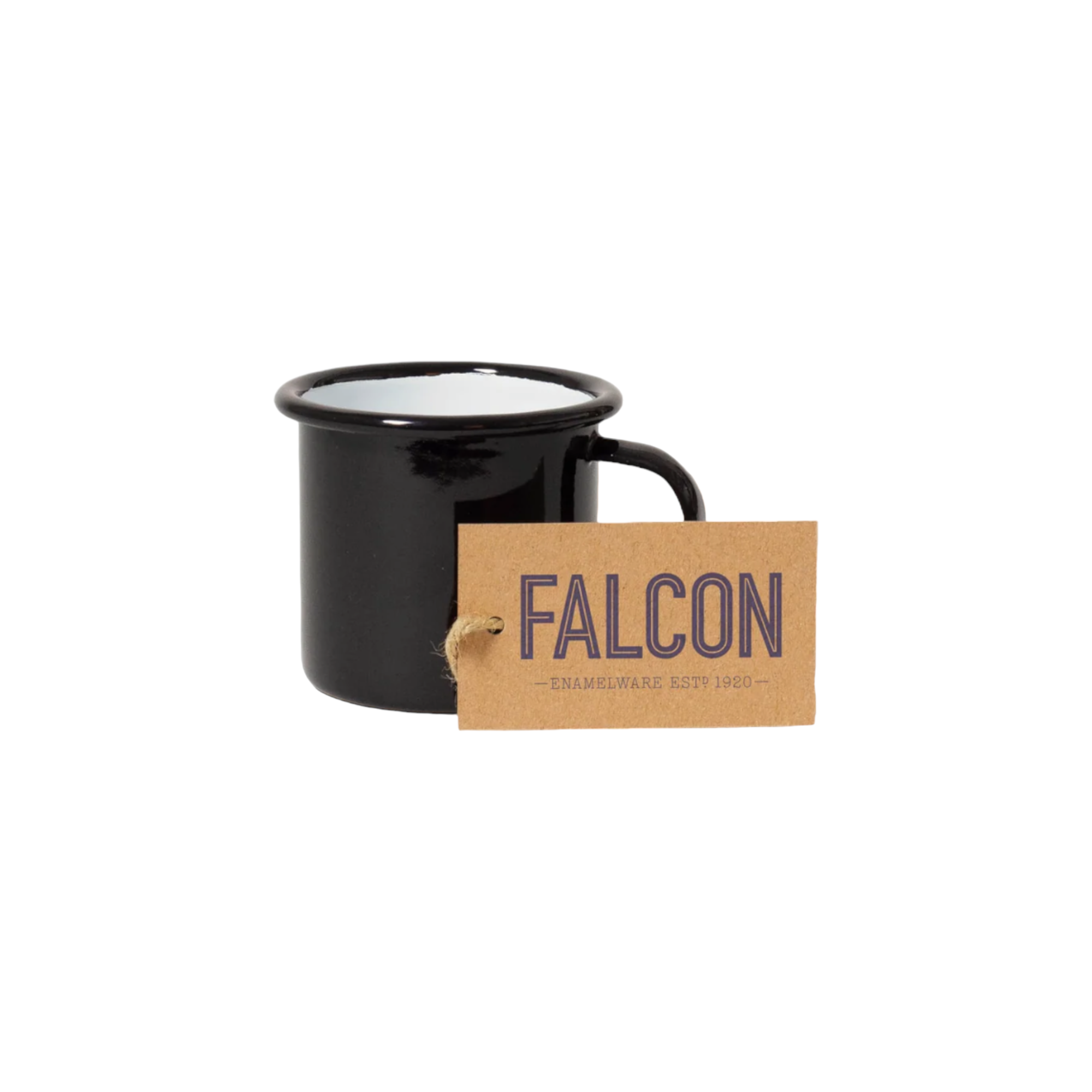 Falcon - 琺瑯Espresso咖啡杯 - Coal Black