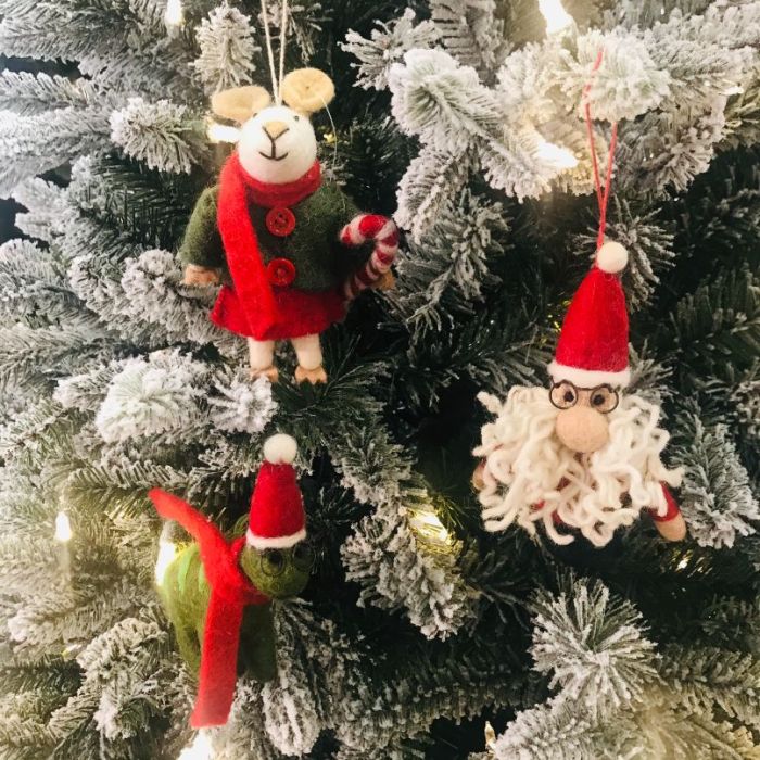 Felt So Good - 聖誕樹飾品 - 聖誕恐龍