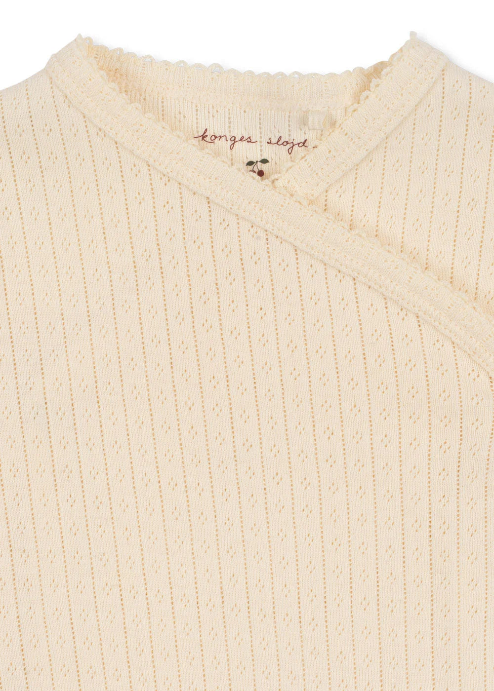 Konges Sløjd - 新生兒開襟長袖包屁衣 - buttercream