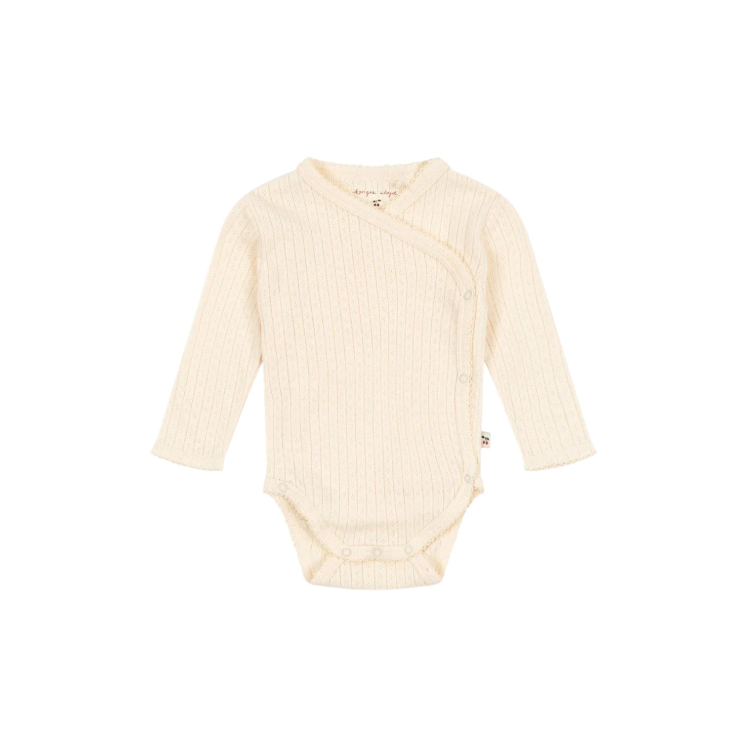 Konges Sløjd - 新生兒開襟長袖包屁衣 - buttercream