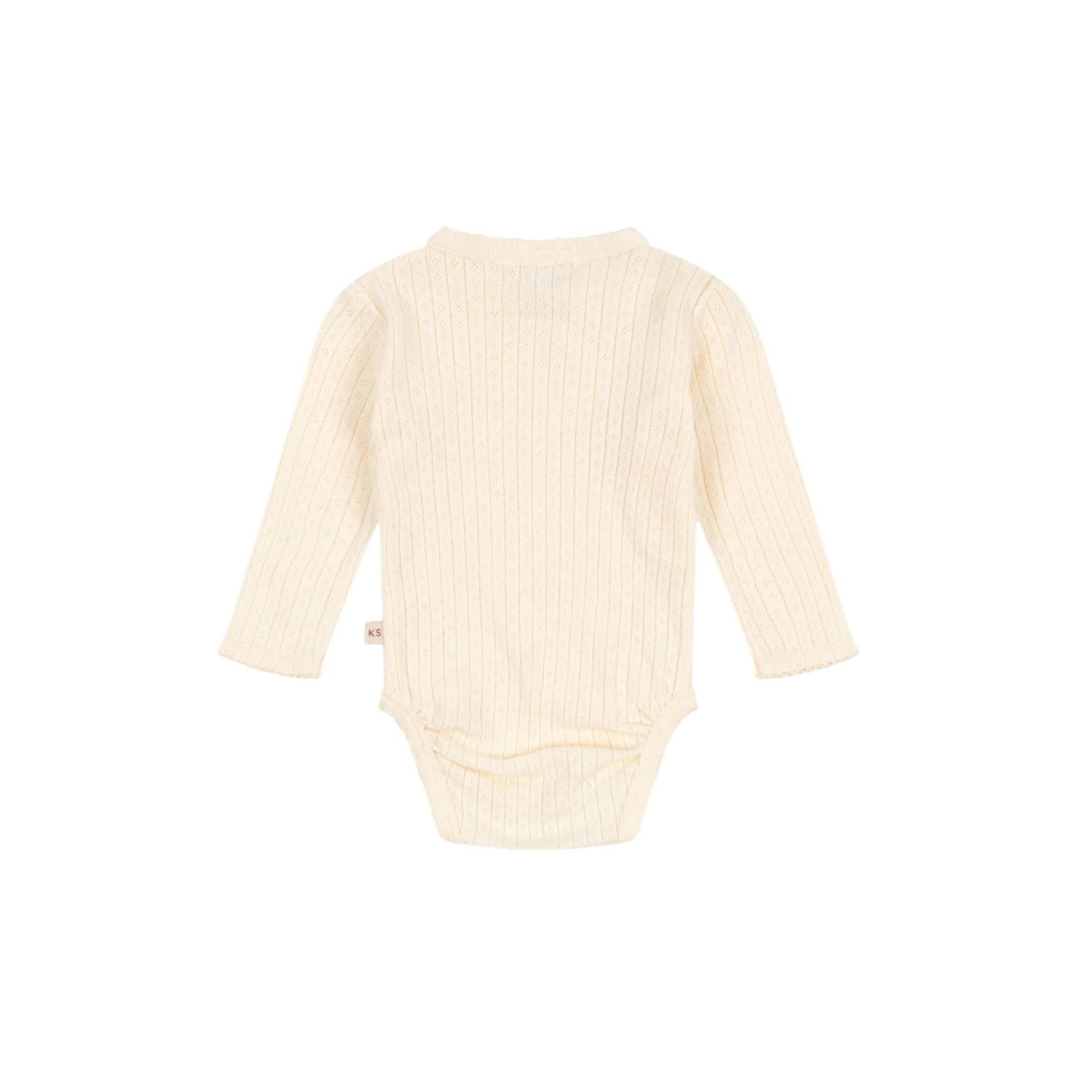 Konges Sløjd - 新生兒開襟長袖包屁衣 - buttercream