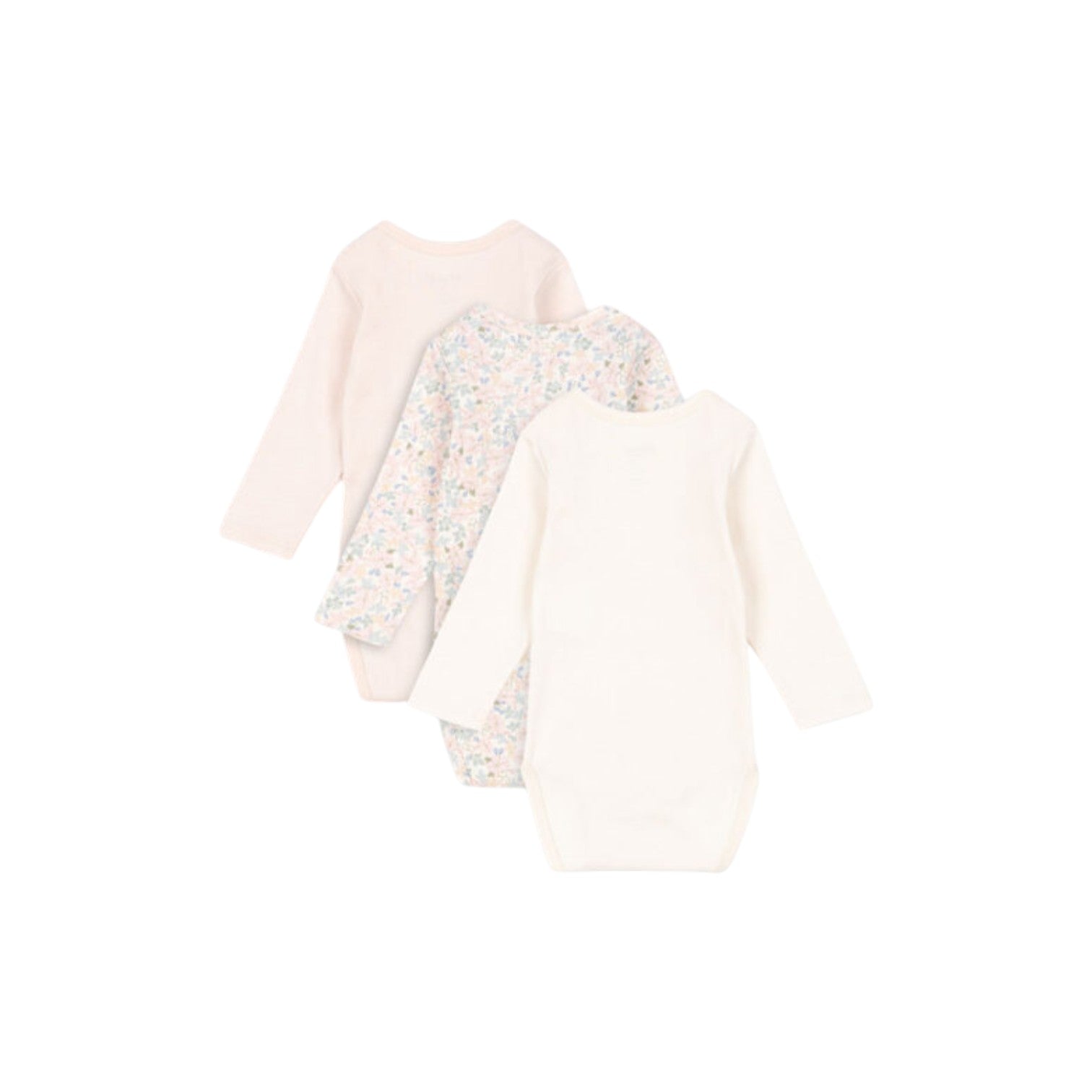 Konges Sløjd - 套頭長袖包屁衣3入組 - prato fiori