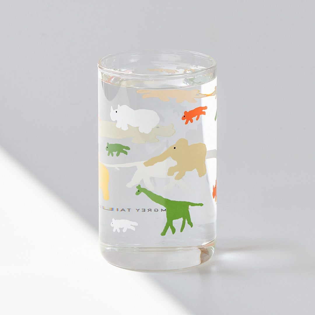 WARMGREY TAIL - 耐熱玻璃杯 - Savanna tropical