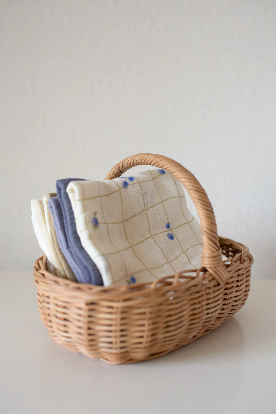 Soft Spot - 有機棉紗手帕方巾7入組 - Holiday