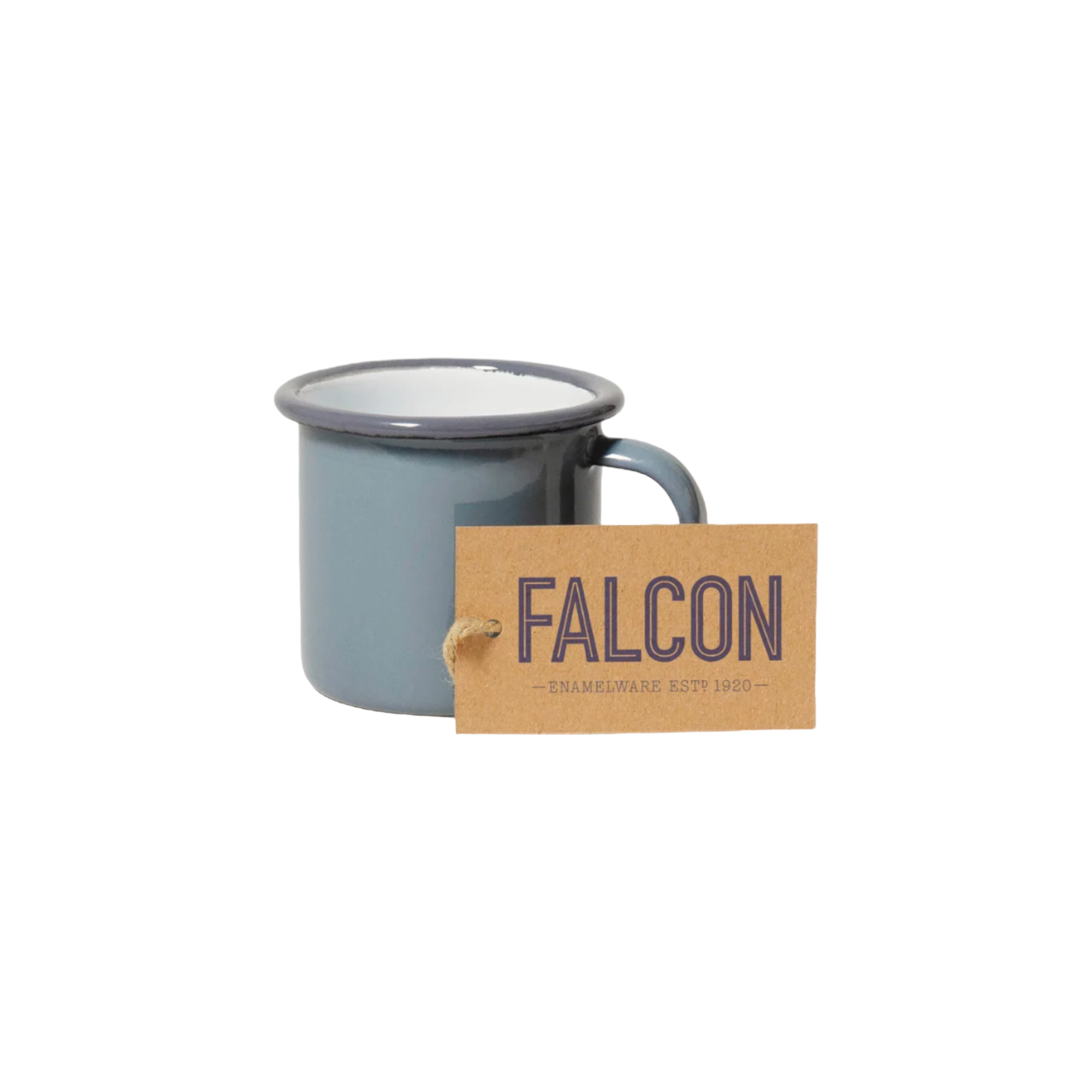 Falcon - 琺瑯Espresso咖啡杯 - Pigeon Grey