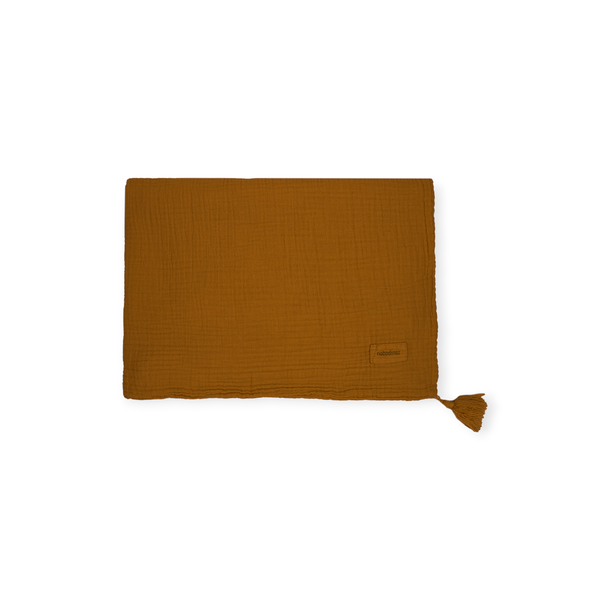 Nobodinoz - 有機棉紗布被毯 - golden brown