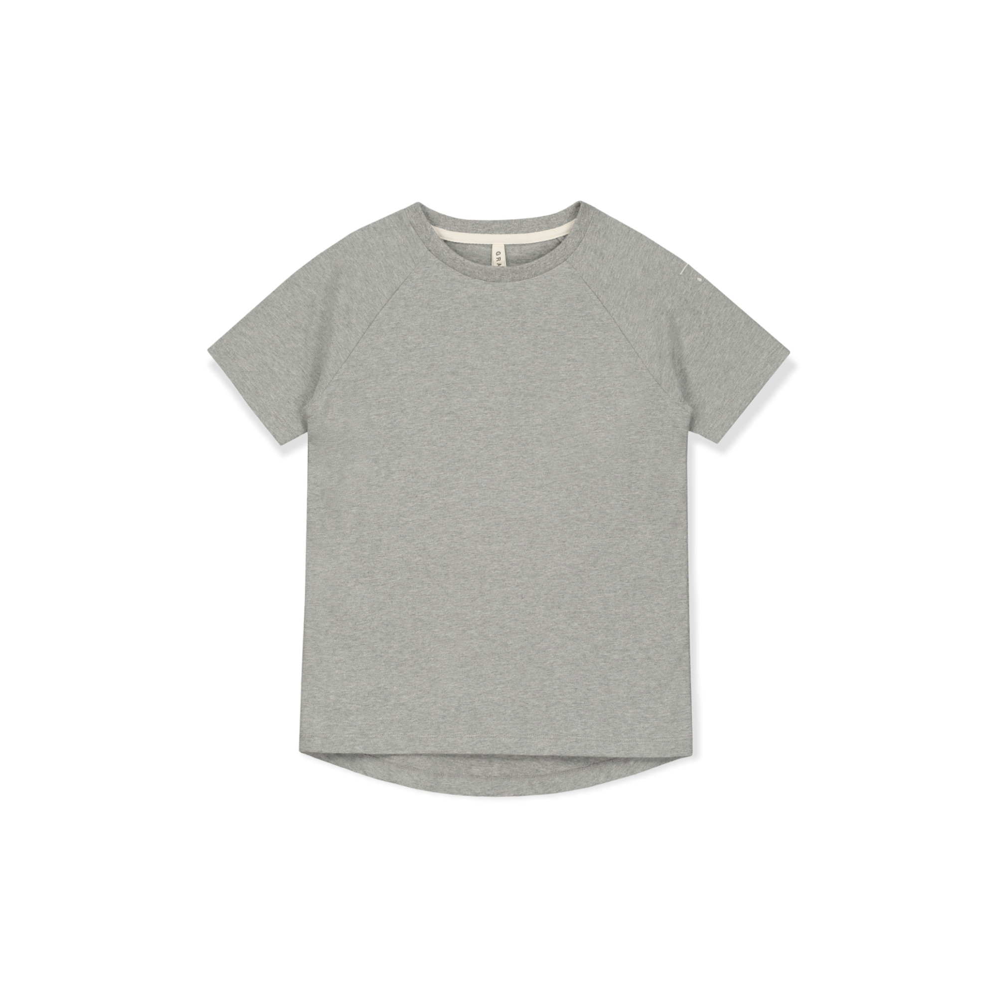 Gray Label - 有機棉短袖Tee - Grey Melange