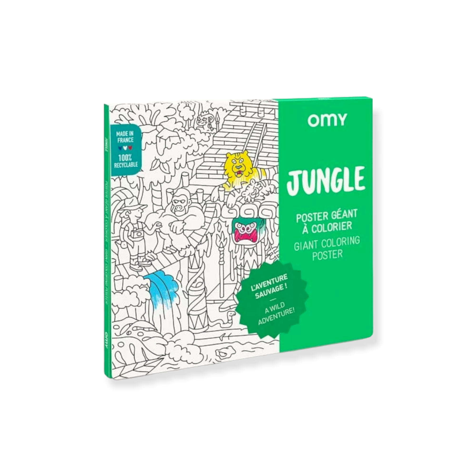 OMY - 著色海報 - 叢林 Jungle