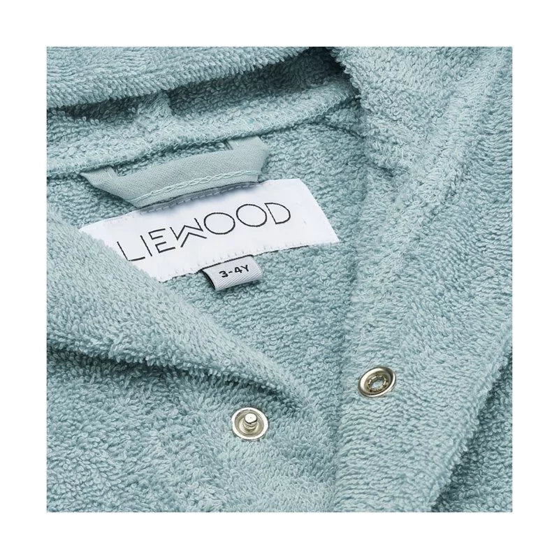 LIEWOOD - 小兔浴袍 - 1-2y - Rabbit sea blue