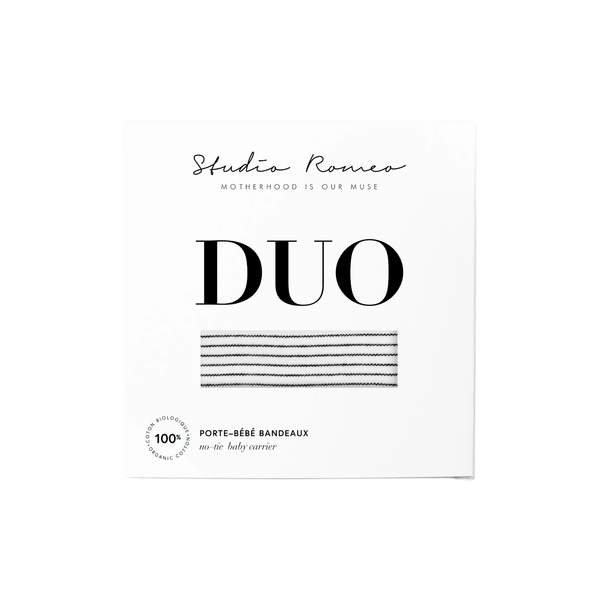 Studio Romeo - Duo 有機棉彈性揹巾 - Stripe